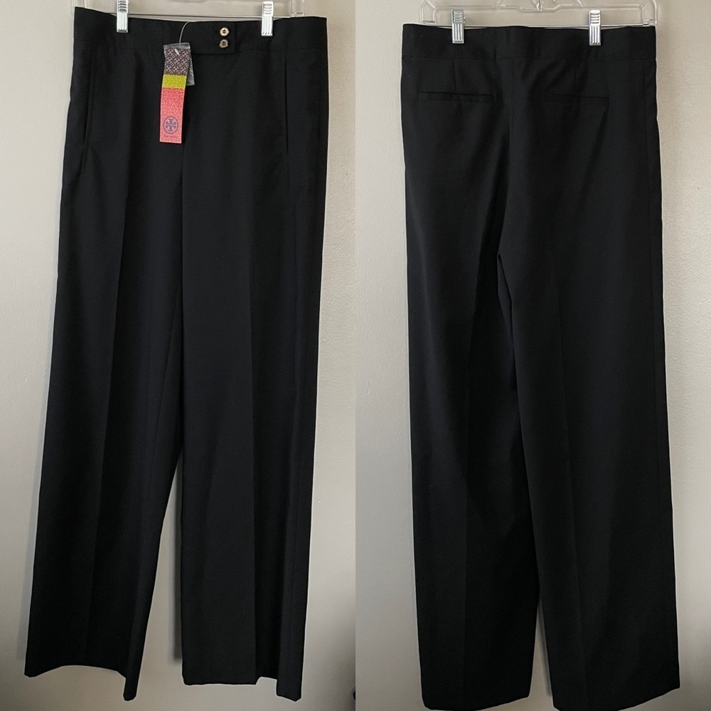 NWT Tory Burch black Description Gaea pants women 4